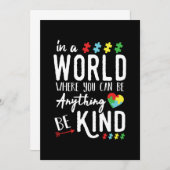 Shirts zur Sensibilisierung für Autismus - Seien S Save The Date (Vorne/Hinten)