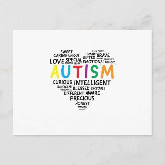 Shirts zur Sensibilisierung für Autismus - Shirt f Ankündigungspostkarte (Vorderseite)