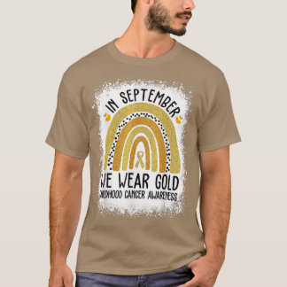 Shirts zur Sensibilisierung für Krebs im Kindesalt