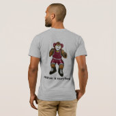 Shirtt für Ringkämpfer - Haltung wenn alles T-Shirt (Schwarz voll)