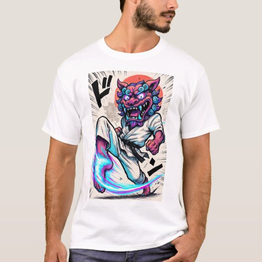 Shisa-Kick Fury T-Shirt (Vorderseite)