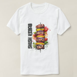 Shish Kebab Arabisch Food ش ي ش ك ا ا ب ب ك ل ع ر T-Shirt