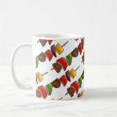 Shish Kebab Sommer Gemüsefütterung Grillen Kaffeetasse (Links)