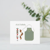 Shish Kebabs Postkarte (Stehend Vorderseite)