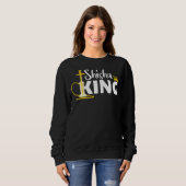 Shisha King Crown Hookah Smoke Steam Sweatshirt (Vorne ganz)