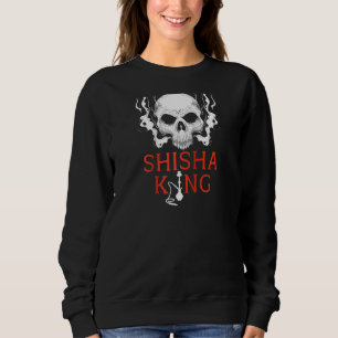 Shisha King Skull Smoker Hookah Wasserpfeife Nargh Sweatshirt