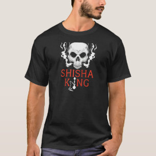 Shisha King Skull Smoker Hookah Wasserpfeife Nargh T-Shirt