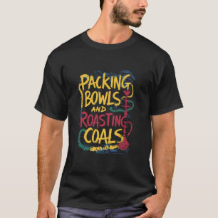 Shisha-Lifestyle - Packe Bowls, röste Kohlen, ents T-Shirt