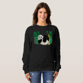 Shisha Panda Hookah Steam Rauchen Sweatshirt (Vorne ganz)