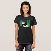 Shisha Panda Hookah Steam Rauchen T-Shirt (Vorne ganz)