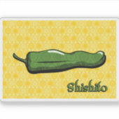 Shishito Chili Pepper Aufkleber (Vorderseite)