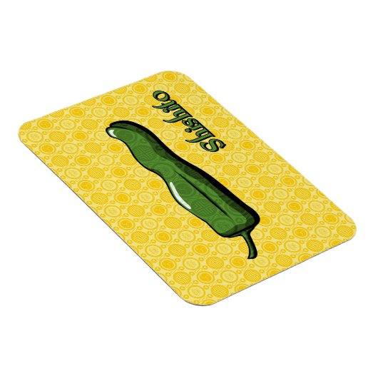 Shishito Chili Pepper Flexible Magnet (Rechte Seite)