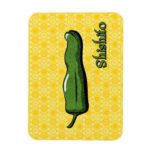Shishito Chili Pepper Flexible Magnet (Vertikal)