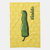 Shishito Chili Pepper Kitchtuch Geschirrtuch (Vertikal)