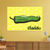 Shishito Chili Pepper Leinwand Art (Insitu (Wohnzimmer))