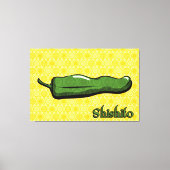 Shishito Chili Pepper Leinwand Art (Vorderseite)