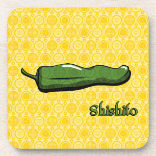 Shishito Chili Pepper Plastic Untersetzer