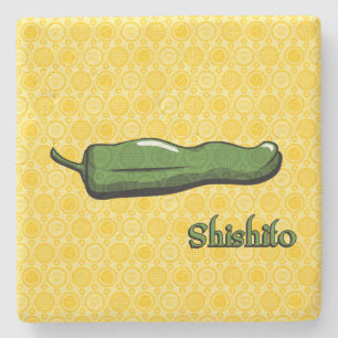 Shishito Chili Pfeffer Stone Untersetzer