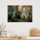 Shishkin, Ivan - Morning in einem Kiefernwald Poster (Küche)
