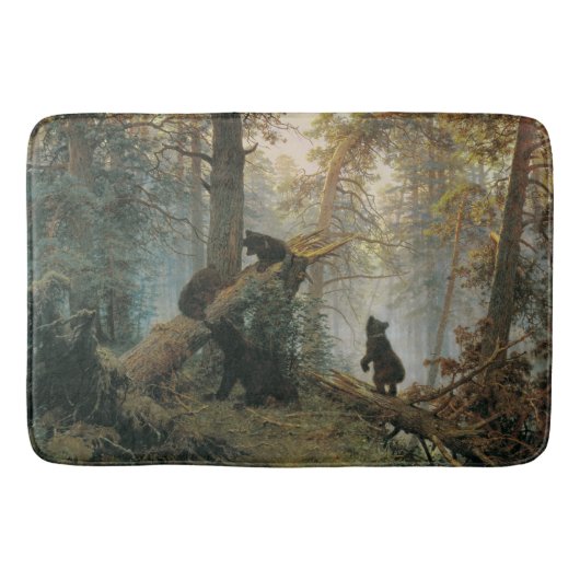Shishkins Wald Kunstbadmatte Badematte (Vorderseite)