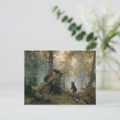 Shishkins Wald Postkarte (Stehend Vorderseite)