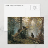 Shishkins Wald Postkarte (Vorne/Hinten)