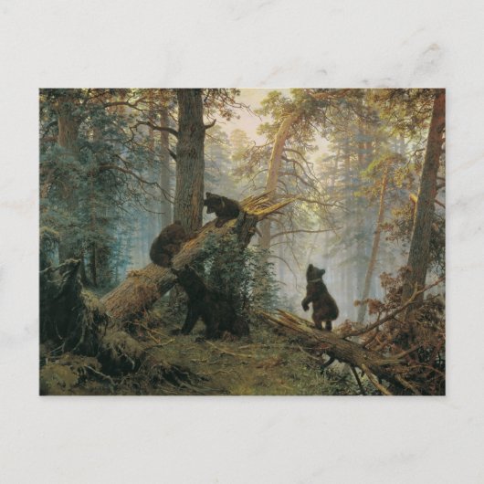 Shishkins Wald Postkarte (Vorderseite)