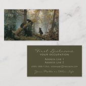 Shiskin’s Forest benutzerdefinierte Visitenkarten Visitenkarte (Vorne/Hinten)