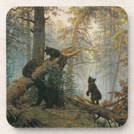 Shiskin-Wald-Achterbahnen Untersetzer (Vorderseite)
