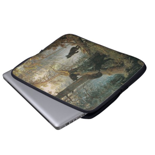 Shiskins Forest-Laptop-Hülle Laptopschutzhülle (Vorne Knopf)