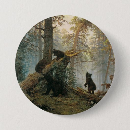 Shiskins Wald-Knopf Button (Vorderseite)