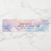 Shit auf Cloud Nine Brautparty Wasserflaschenetikett (Einzelnes Label)