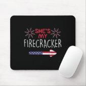 Shit meine Firecracker 4. Juli Matching Paare H Mousepad (Mit Mouse)