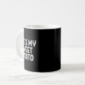 Shit my Sweet Potato Matching Couples Erntedank Kaffeetasse (Vorderseite Links)