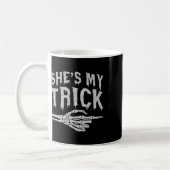 Shit My Trick Skeleton Matching Couple Halloween C Kaffeetasse (Links)