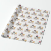 Shit tzu Hund Art Weihnachtswrapping Papier Geschenkpapier (Ungerollt)