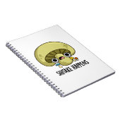 Shitake Happens Funny Mushroom Pub Notizblock (Rechte Seite)