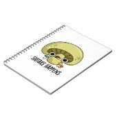 Shitake Happens Funny Mushroom Pub Notizblock (Linke Seite)