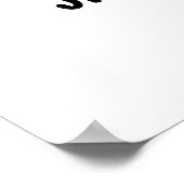 Shitake Happens Funny Mushroom Pub Poster (Ecke)