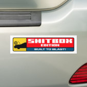 Shitbox Edition Built to Blast Autoaufkleber (Auf Auto)
