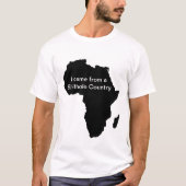 Shithole Land-grundlegender Mann-T - Shirt (Vorderseite)