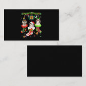 Shito Tzu in Socken Weihnachten Weihnachtsmannmütz Visitenkarte (Vorne/Hinten)