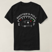 Shitters Full Funny Camper RV Camping T-Shirt (Design vorne)