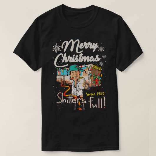 Shitters Full Funny Camper RV Camping T-Shirt (Design vorne)