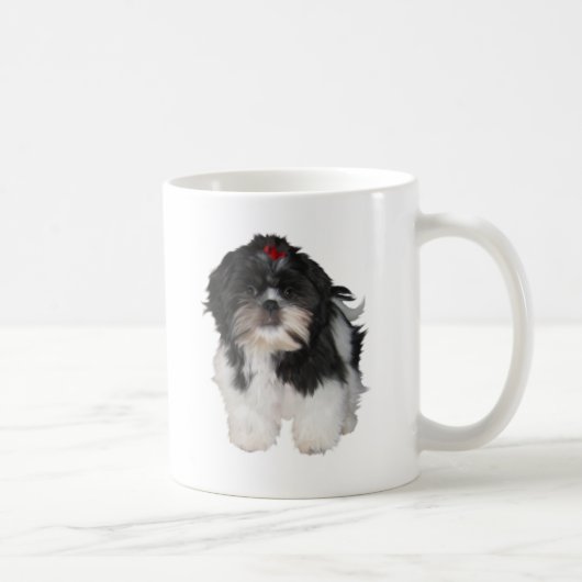Shitzu Shih Tzu Puppy Hunde Kaffeetasse (Rechts)