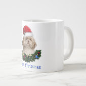 Shitzu Weihnachtsgeschenke Jumbo-Tasse (Vorderseite Rechts)