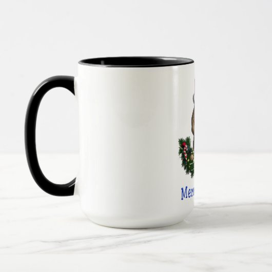 Shitzu Weihnachtsgeschenke Tasse (Links)