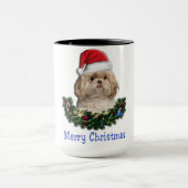 Shitzu Weihnachtsgeschenke Tasse (Zentrum)
