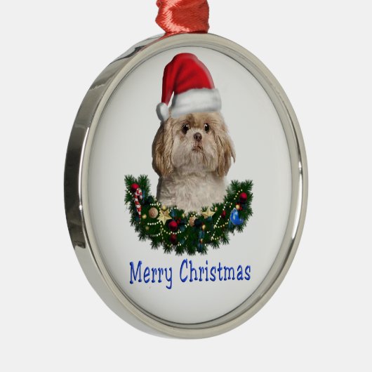 Shitzu Weihnachtsschmuck (Rechts)