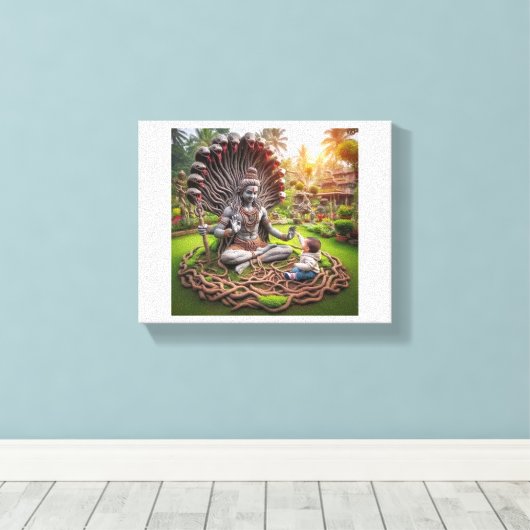 Shiv art leinwanddruck (Insitu (Holzboden))